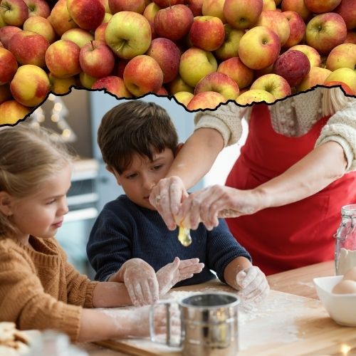 Çocuklarla Elmalı Kurabiye Yapımı Etkinliği