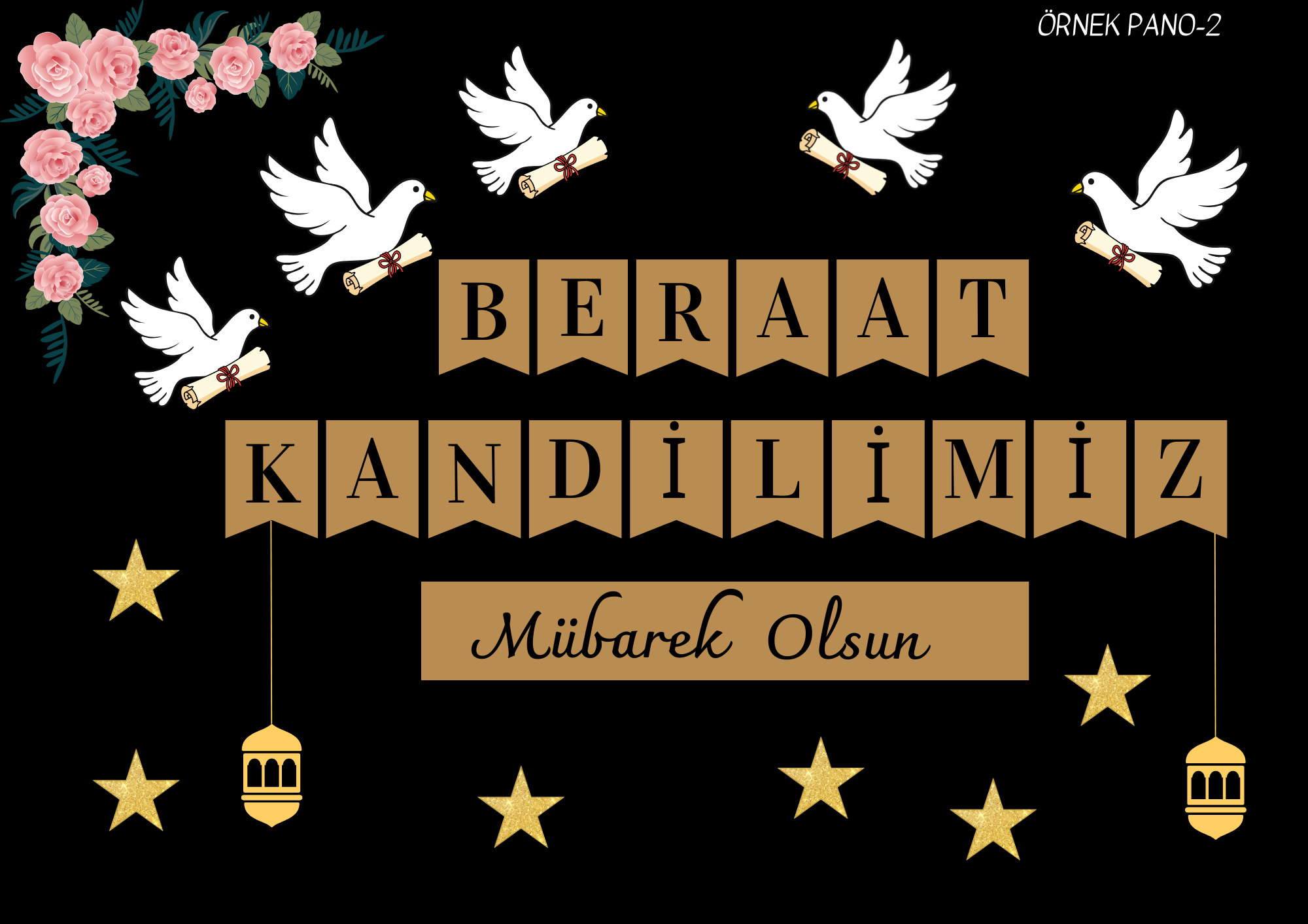 BERAAT KANDİLİ PANOSU