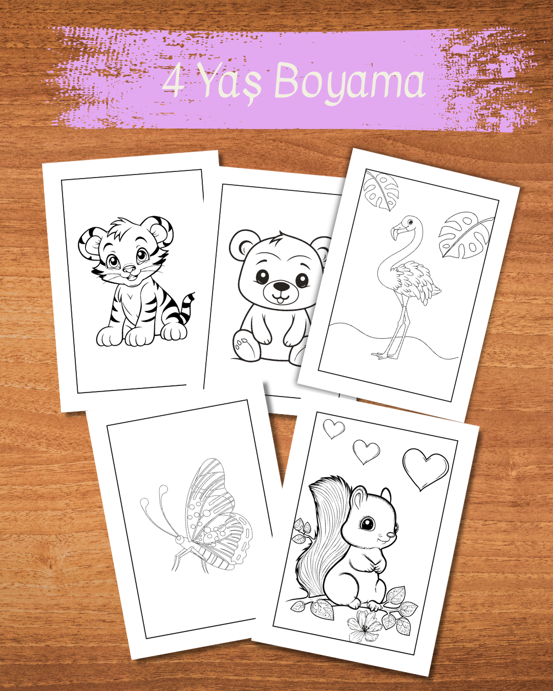 4 YAŞ KARIŞIK BOYAMA