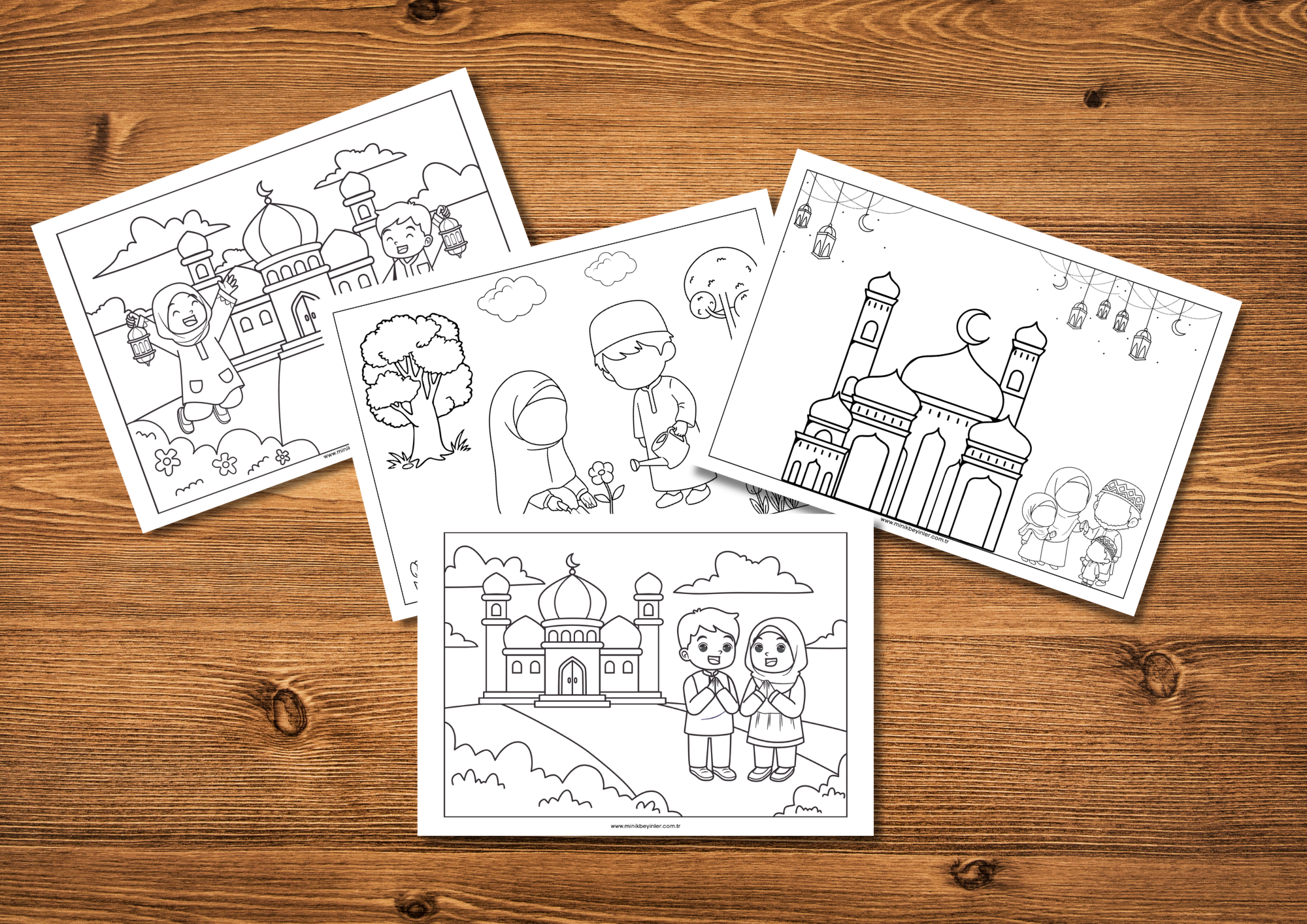 ramazan boyama sayfalari