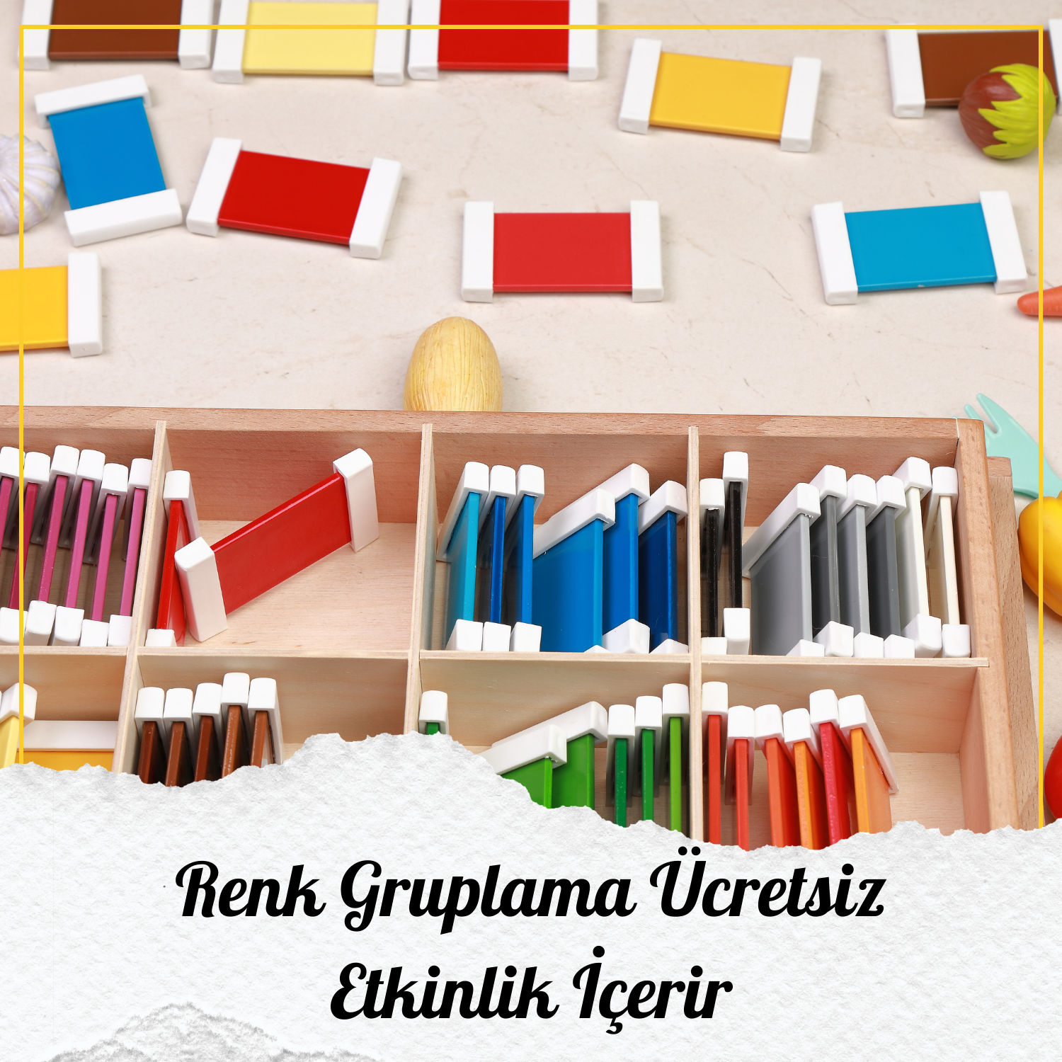 renk gruplama duyusal etkinlik